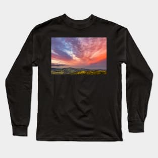 Sugar Loaf from Llangattock Escarpment Long Sleeve T-Shirt